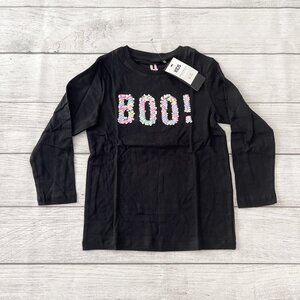 NWT Cotton On Flip Sequin Boo Halloween Shirt